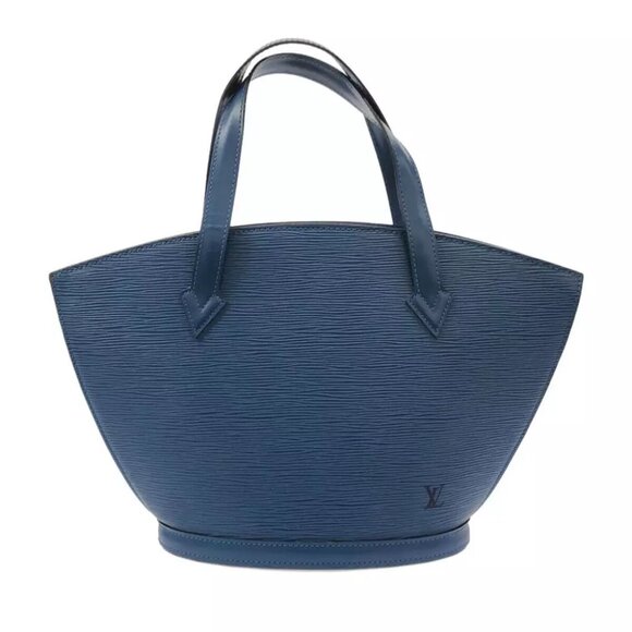 LOUIS VUITTON Saint Jacques Toledo Blue Epi Handbag - Picture 1 of 12